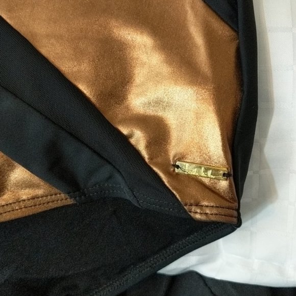 Nicole Miller metallic mesh bathing suit NWT - Picture 11 of 16